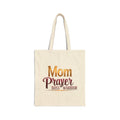 Mom Prayer Boss Warrior - Canvas Tote Bag - Celebrating the Extraordinary Influence of Mothers