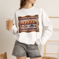 Five Loaves and Two Fish Mosaic - Framed - Crewneck Sweatshirt | Roman-Era-Inspired Christian Art